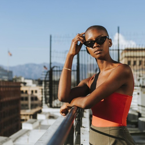 The essence of exceptional living a person wearing sunglasses